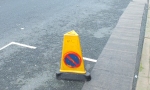 Covering double yellow lines
