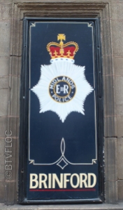 Brinford police station sign
