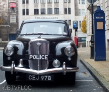 Black Wolseley Police Car